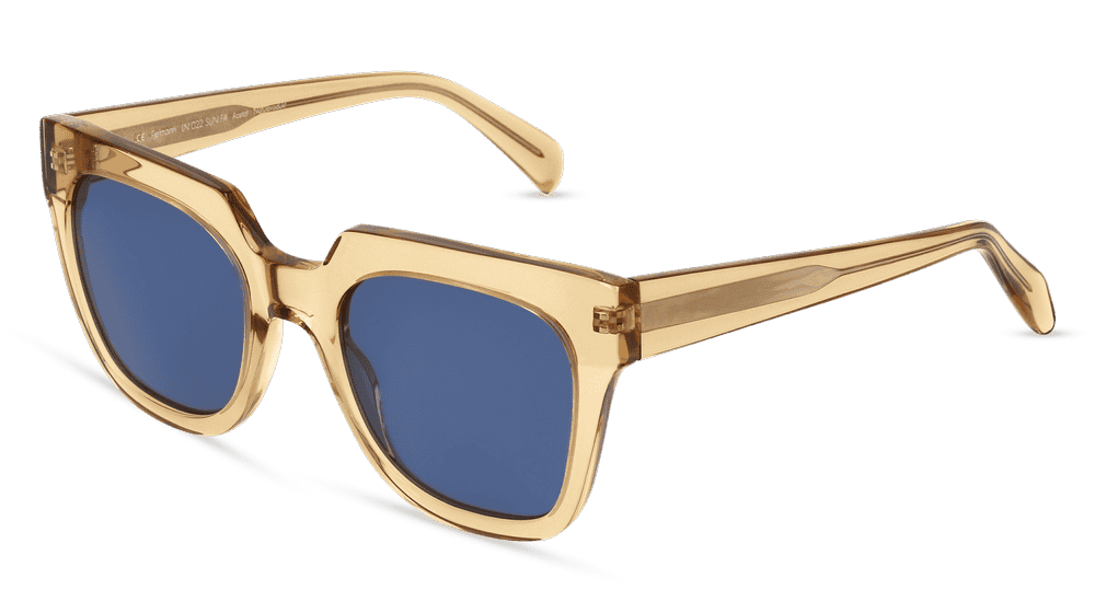 Skyler Sun geel transparant Hoekaanzicht