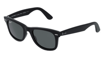 Ray-Ban RB4340 zwart Hoekaanzicht