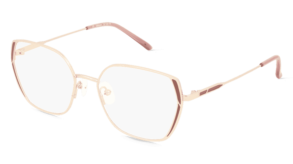 Fielmann BE 030 FA goud roze Hoekaanzicht