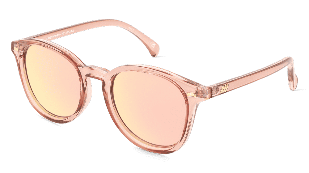 Le Specs LSP1502122 roze transparant Hoekaanzicht