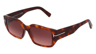 Tom Ford FT0989 SILVANO-02 Havane Vue d'angle