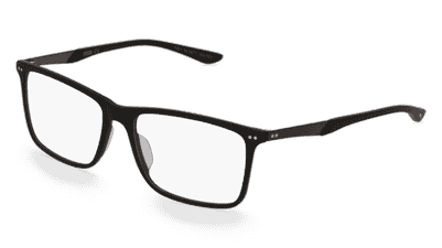 PUMA PU 0096O zwart mat Hoekaanzicht