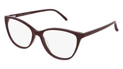 Fielmann LN 069 FLEX FA DANIELLE Bordeaux brillant Vue d'angle
