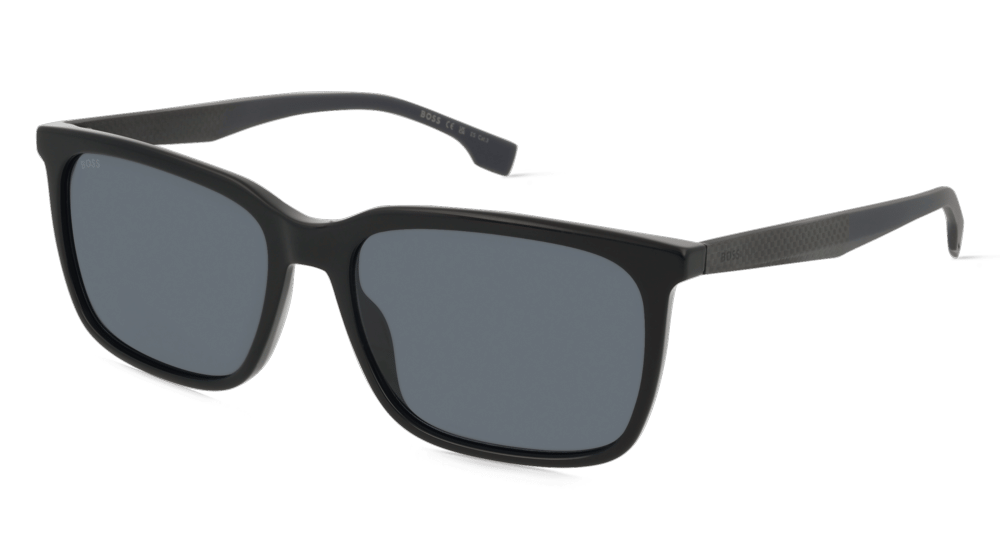 Boss 1579/S Noir gris Vue d'angle