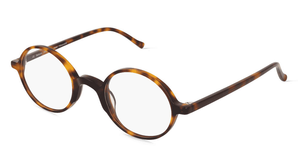 Fielmann LN 048 CL Havane Vue d'angle