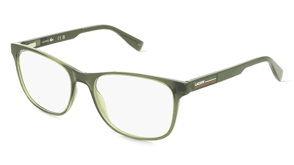 Lacoste L2979 Khaki transparant Hoekaanzicht