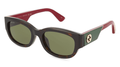 Gucci GG1667SK Havane Vue d'angle