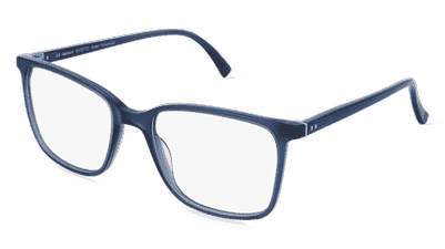 Fielmann LN 027 CL Bleu transparent Vue d'angle