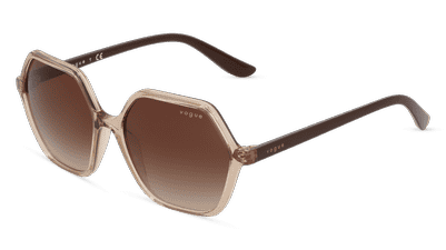 Vogue eyewear VO5361S Beige transparent Vue d'angle