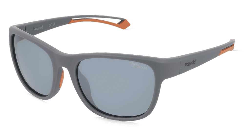 Polaroid PLD 7051/S Grijs mat Hoekaanzicht