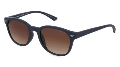Emporio Armani 0EA4225U Bleu mat Vue d'angle