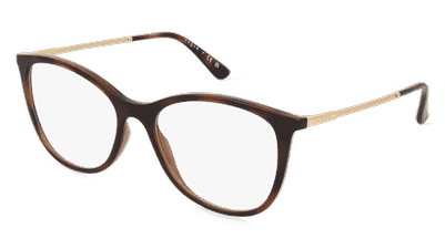 Vogue 0VO5562 havana bruin Hoekaanzicht