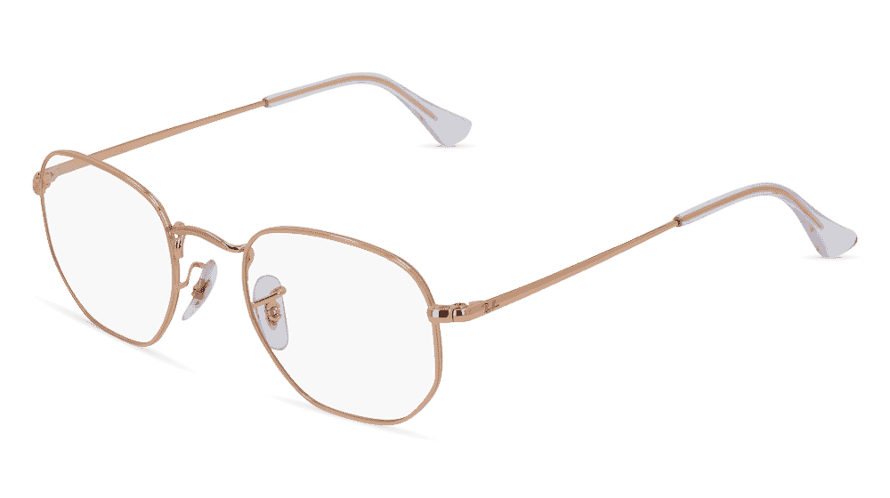 RAY-BAN RB 6448 Or rosé Vue d'angle