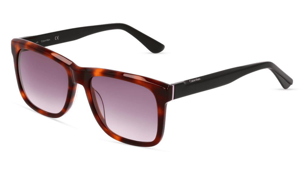 CALVIN KLEIN CK22519S Havanna glanzend Hoekaanzicht