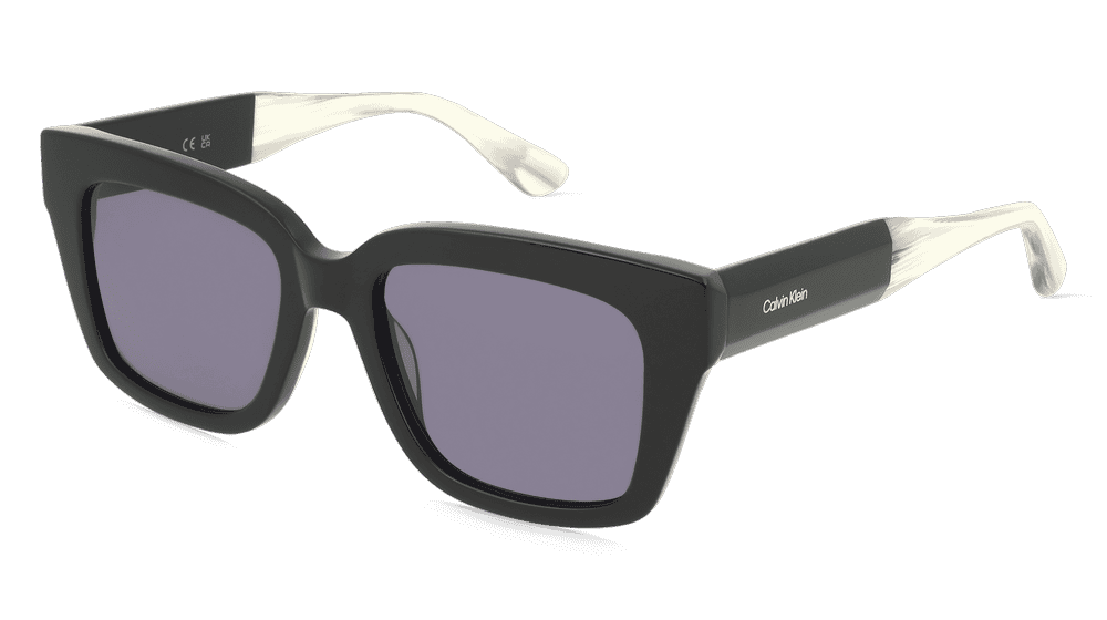 Calvin Klein CK23540S Cristal noir Vue d'angle