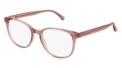 Fielmann LN 058 FLEX CL CODY Brun transparent Vue d'angle