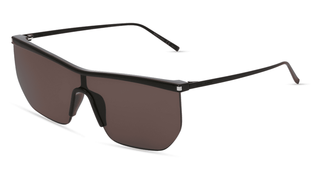 SAINT LAURENT PARIS SL 519 MASK zwart Hoekaanzicht