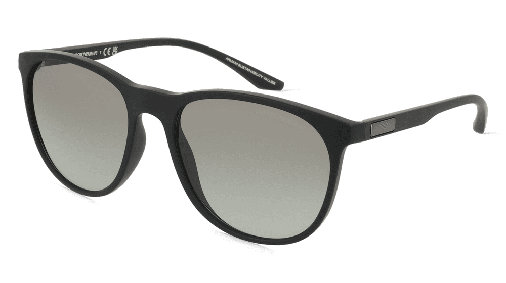 Emporio Armani EA4210 Noir mat Vue d'angle