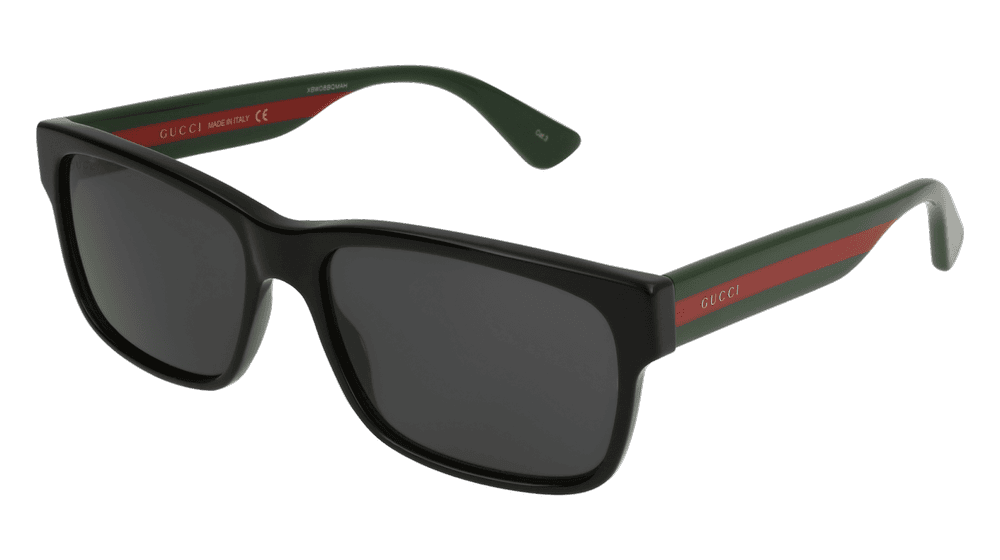 GUCCI GG0340S Black red Corner View