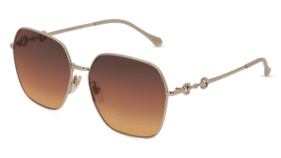 GUCCI GG0882SA Doré brillant Vue d'angle