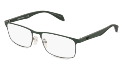 Emporio Armani EA1149 Zilver mat Hoekaanzicht