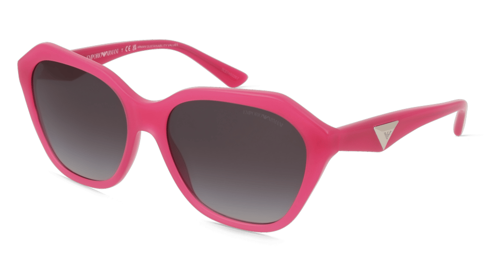 Emporio Armani 0EA4221 Fuchsia glanzend Hoekaanzicht