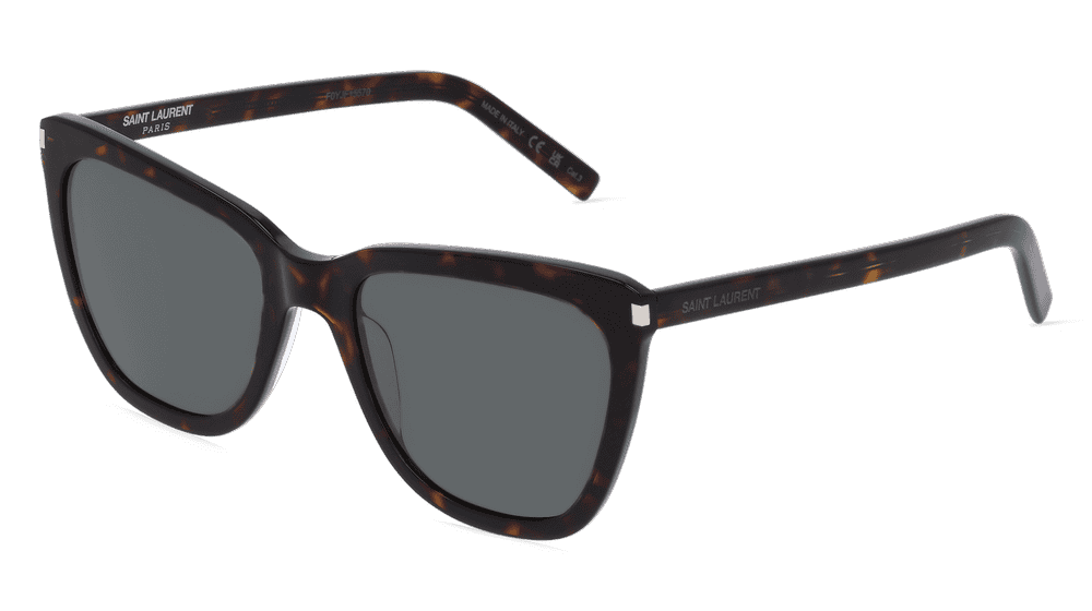 SAINT LAURENT SL 548 SLIM Havanna donker Hoekaanzicht