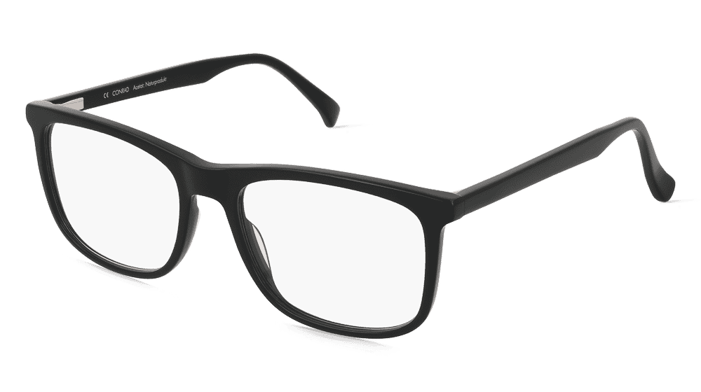 Fielmann ABC 088 FLEX CL CONRAD Noir brillant Vue d'angle