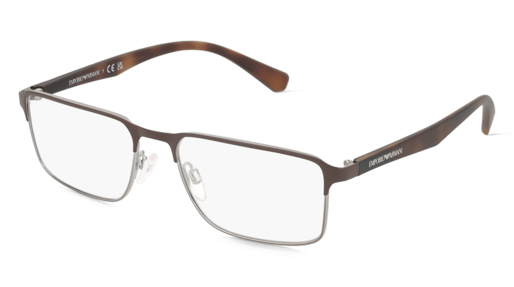 Emporio Armani EA1046 Havane brun Vue d'angle