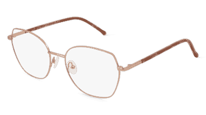 Fielmann BD 554 FA goud roze Hoekaanzicht