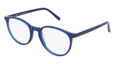 Fielmann JIL 005 RN RILEY blauw transparant Hoekaanzicht