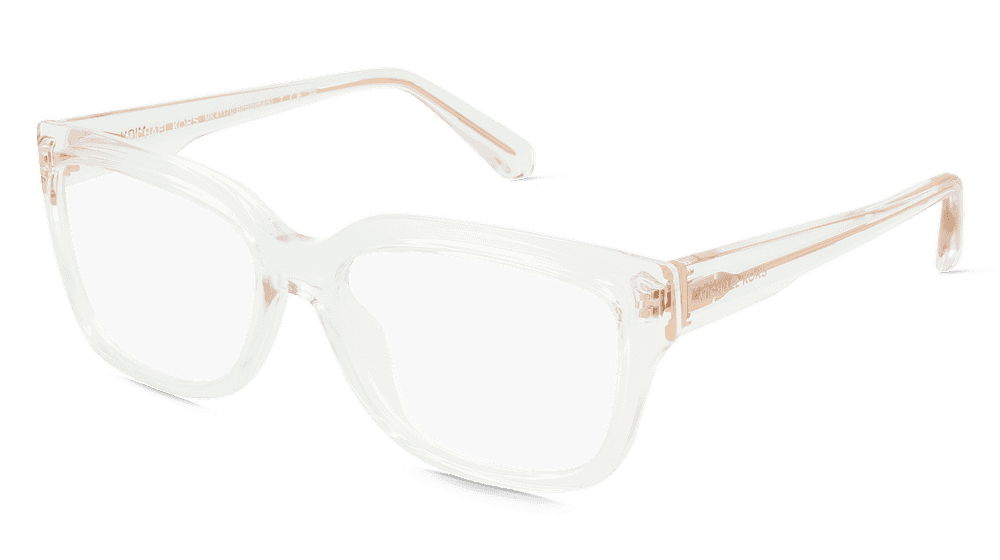 Michael Kors 0MK4117U BIRMINGHAM Blanc transparent Vue d'angle
