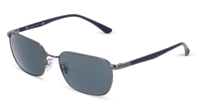 RAY-BAN RB 3684 Noir Vue d'angle