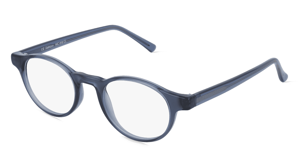 Fielmann MC 616 CL MADDOX Bleu transparent Vue d'angle