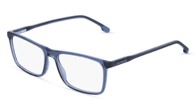 CARRERA 225 blauw transparant Hoekaanzicht