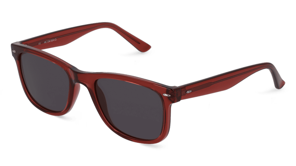 Riley Sun Rouge transparent Vue d'angle