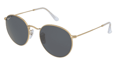 RAY-BAN RB 3447 ROUND METAL Silver Corner View