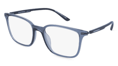 Emporio Armani 0EA3242U bordeaux transparent Hoekaanzicht