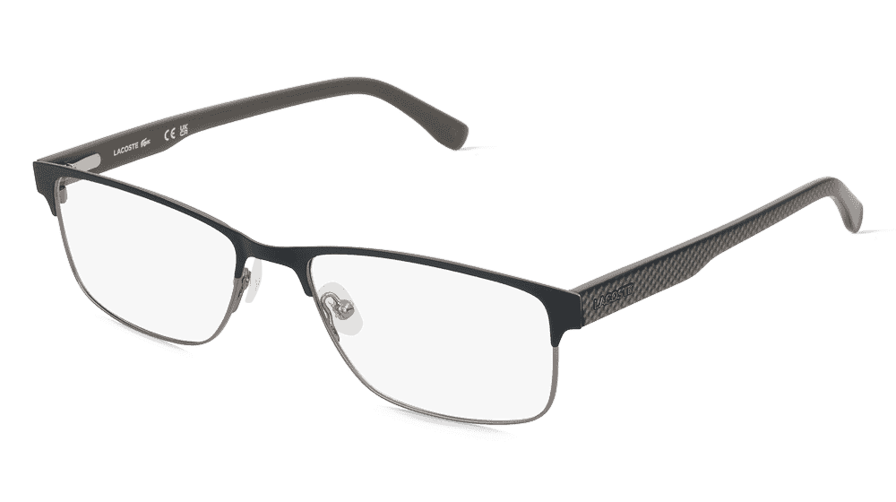 Lacoste L2217 Gris gris gun Vue d'angle