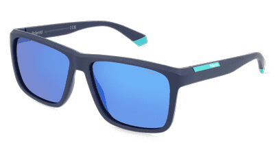 Polaroid PLD 2164/S Bleu mat Vue d'angle