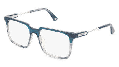 Police VPLN28 Bleu gris Vue d'angle