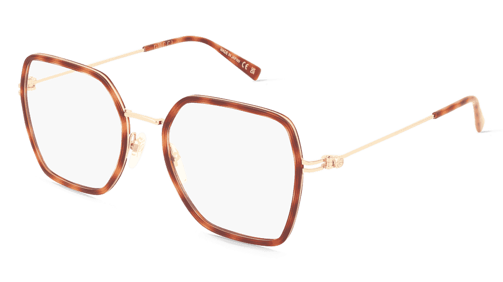 Gucci GG1850O havana Hoekaanzicht