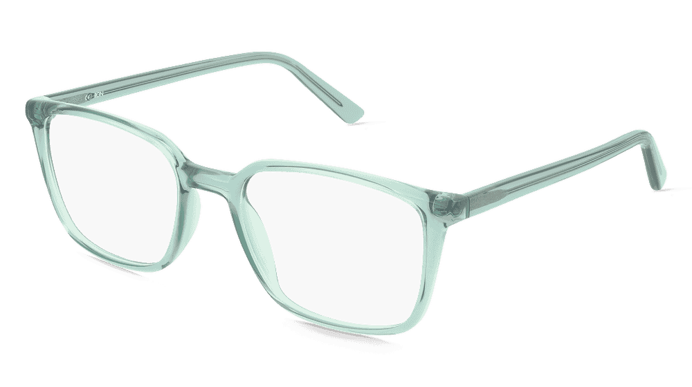 Fielmann JIL 035 CL RON Vert transparent Vue d'angle