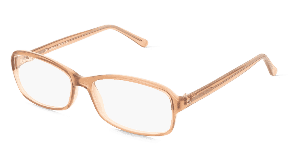 Fielmann MC 611 CL bruin transparant Hoekaanzicht