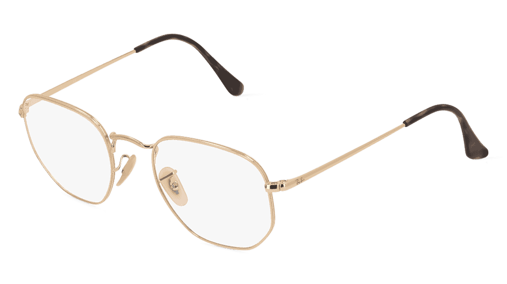 RAY-BAN RX6448 Doré Vue d'angle