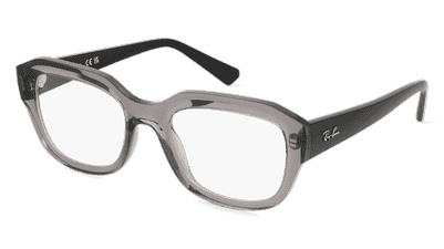 Ray-Ban RX7225 zwart Hoekaanzicht