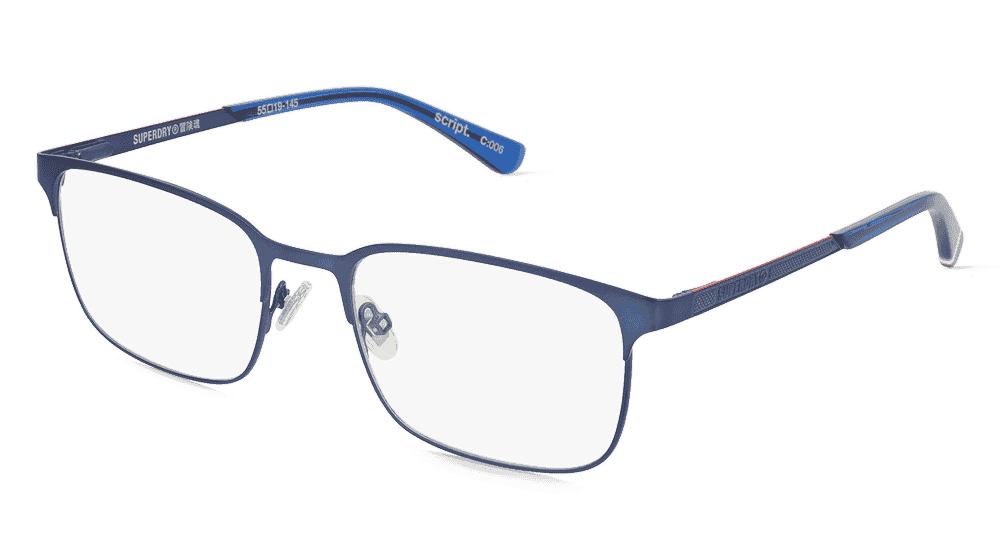 Superdry SDO Script Bleu rouge Vue d'angle