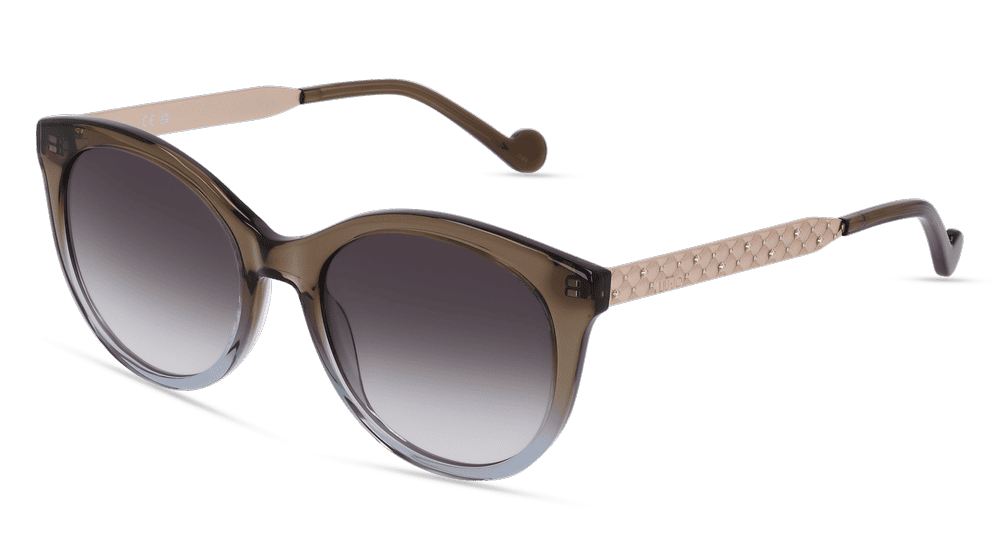 LIU JO LJ765S Marron bleu Vue d'angle