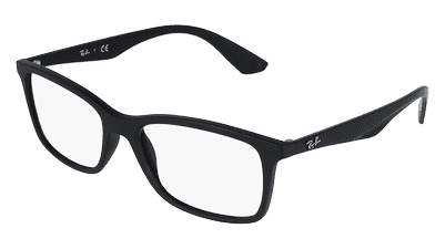 RAY-BAN RX7047 Bleu Vue d'angle