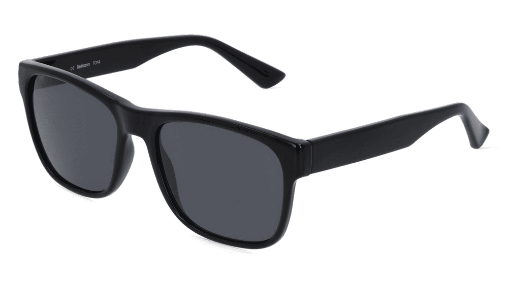 Fielmann OU 039 SUN CL TONI Noir brillant Vue d'angle